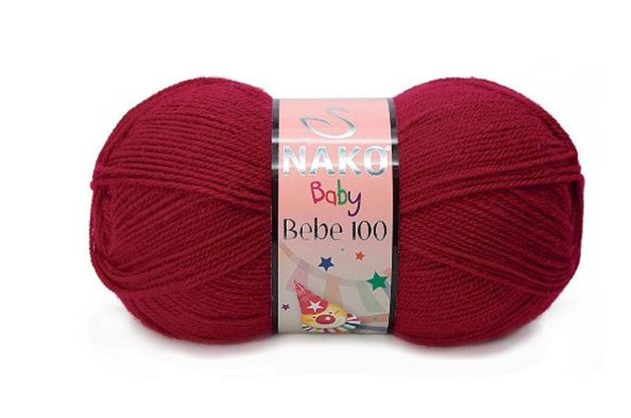Nako Bebe 100 Karmen Kırmızı-3641