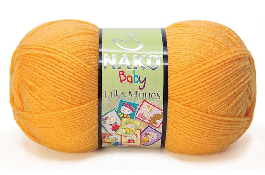 Nako Lüks Minnoş Koyu Sarı-3639