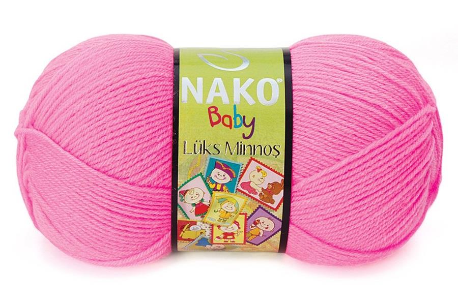 Nako Lüks Minnoş Neon Pembe - 11158