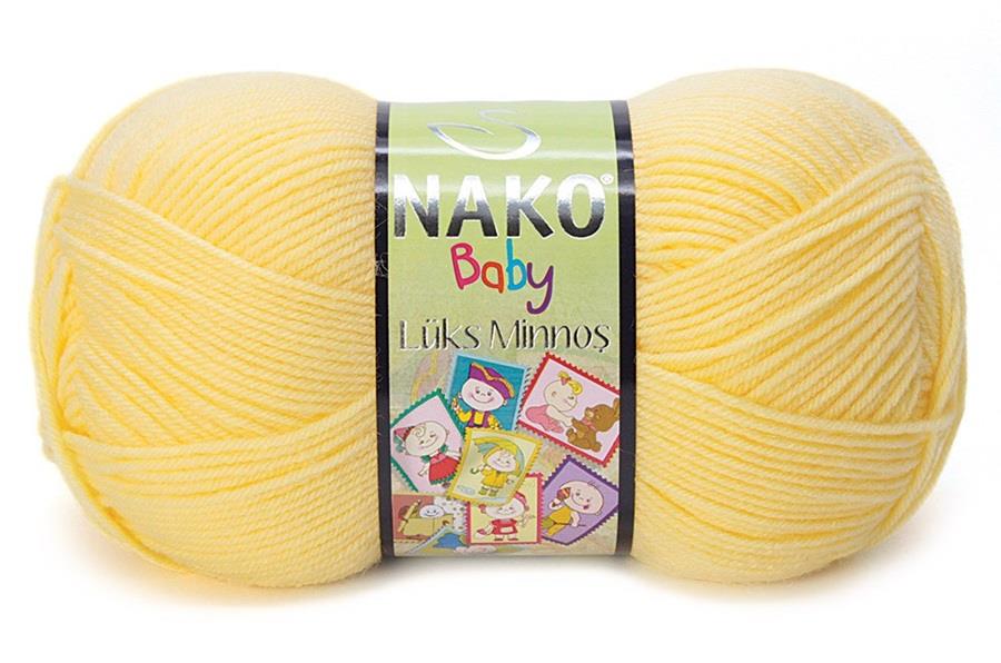 Nako Lüks Minnoş Saman Sarı-215