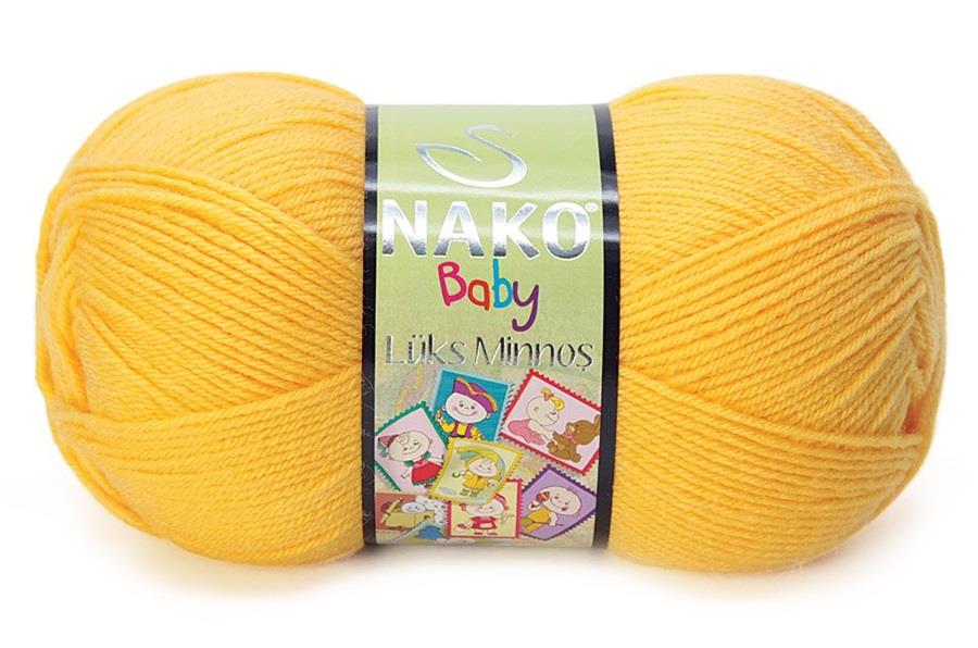 Nako Lüks Minnoş Sarı-184