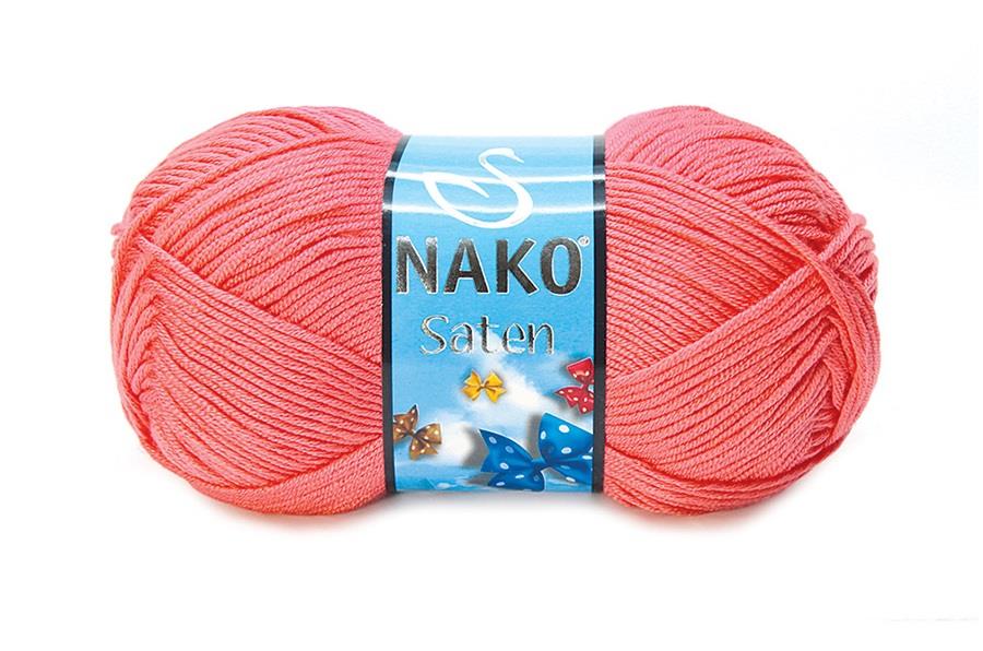 Nako Saten Açık Mercan-3655