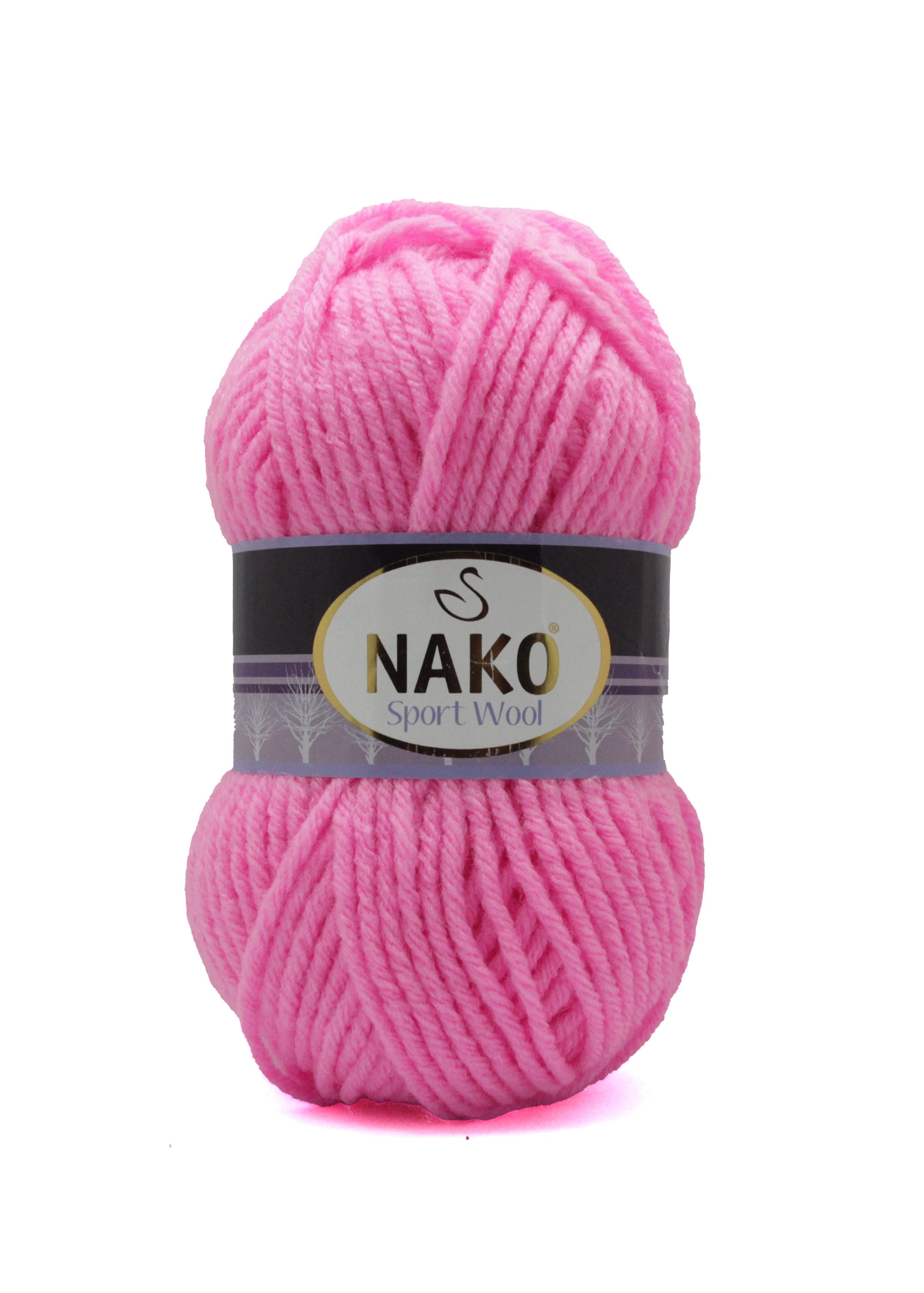 Nako Sport Wool Neon Pembe - 4211