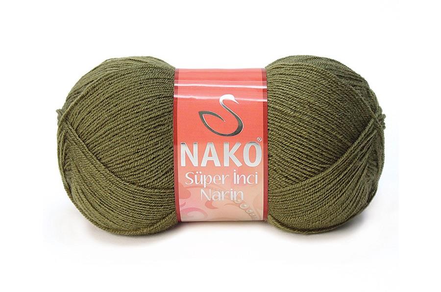 Nako Süper İnci Narin Haki-4234