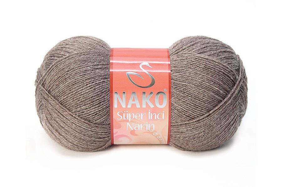 Nako Süper İnci Narin Melanj Kahve-1367