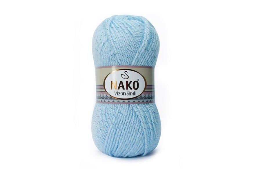 Nako Vizon Simli Bebek Mavisi-4687