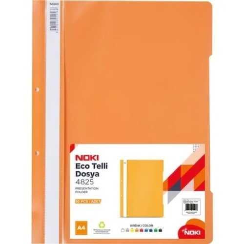 Noki Eco Telli Dosya Turuncu Tekli