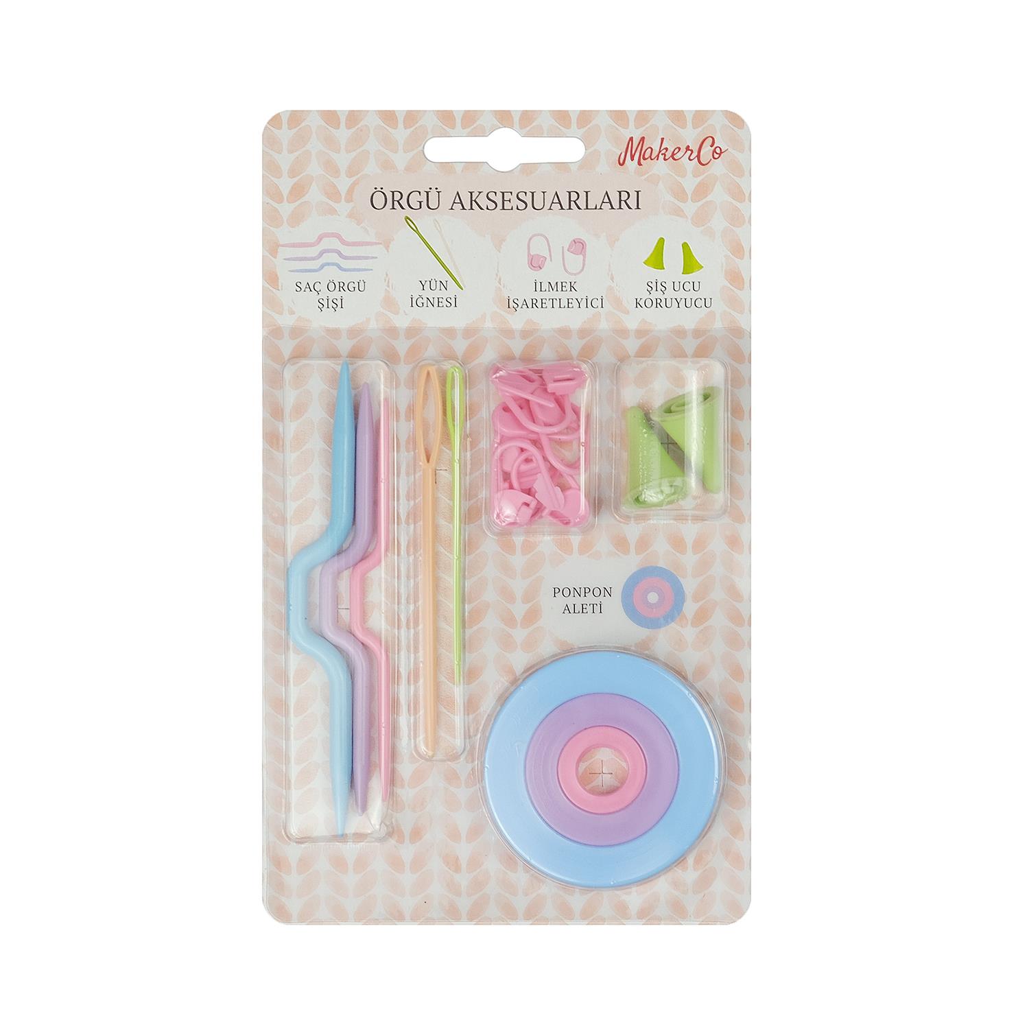 Örgü Yardımcı Aksesuar Seti 5 Farklı Model 