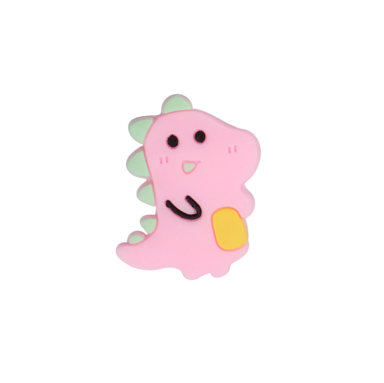 Pembe Dinozor Figürlü Silikon Obje