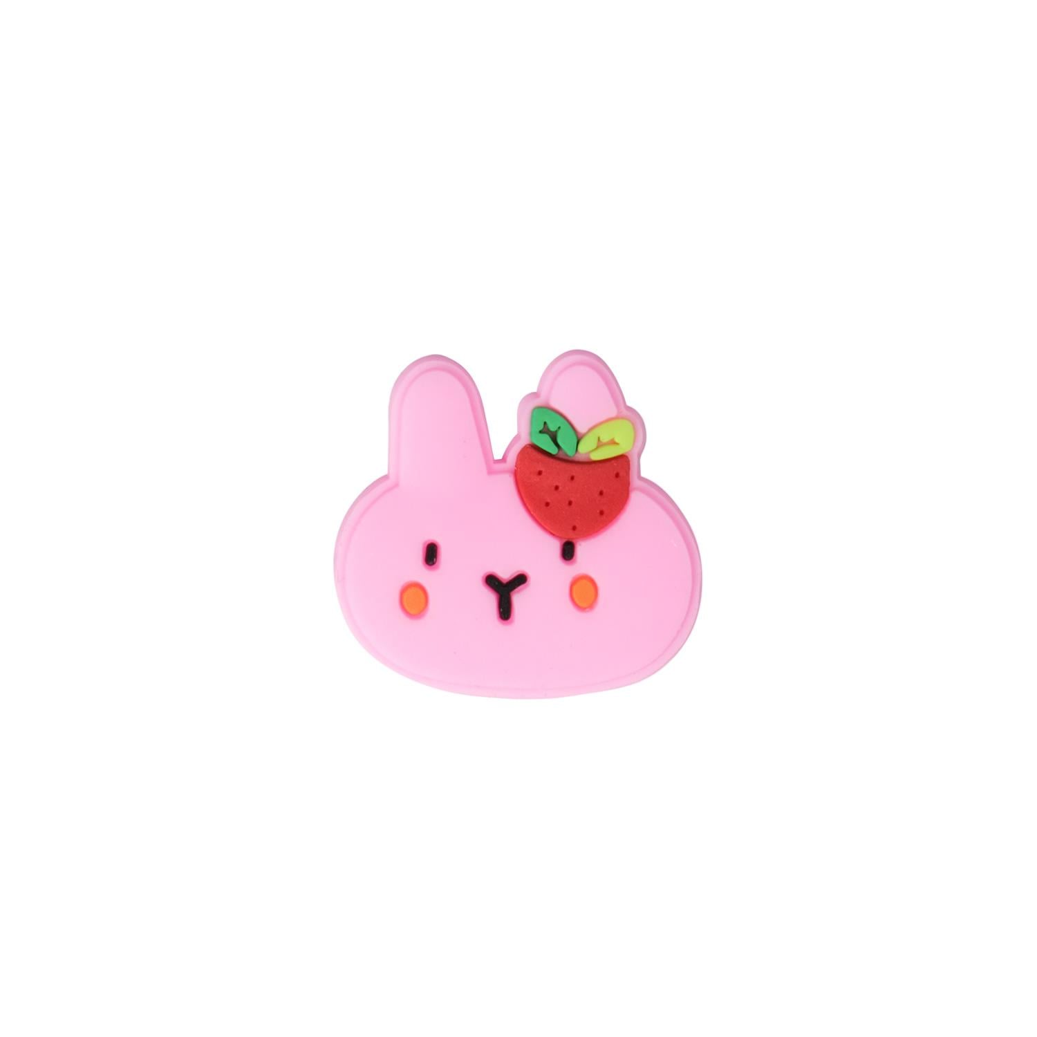Pembe Tavşan Figürlü Silikon Obje