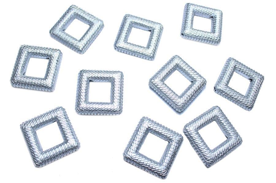 Plastik Boncuk Kare 04 - 10 Adet