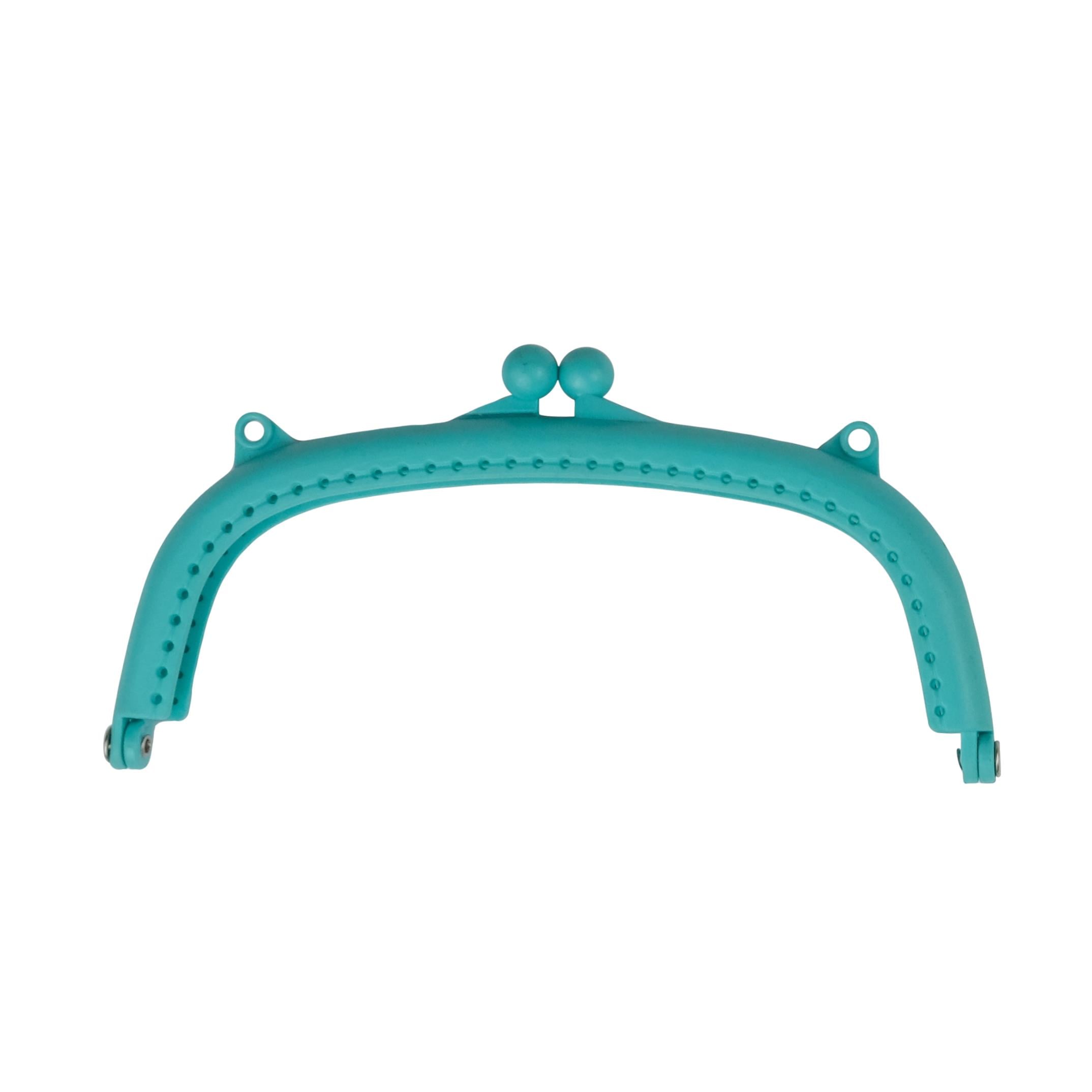 Plastik Çanta ve Cüzdan Klipsi 16 cm Turkuaz