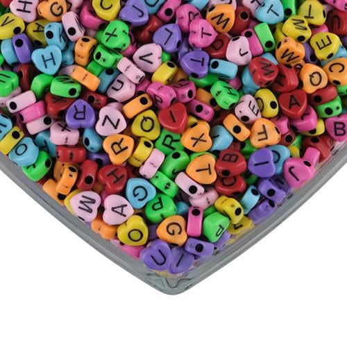Plastik Harf Boncuk 50 Gr Model-05