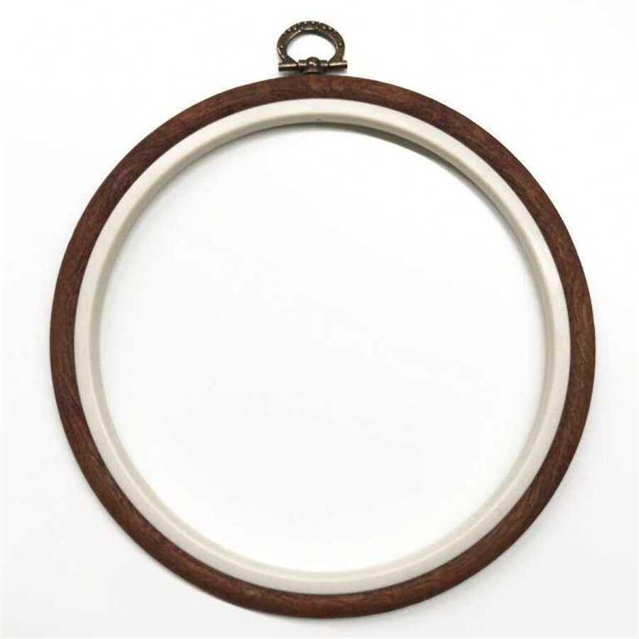 Plastik Pano Yuvarlak Çerçeve Kasnak 19 cm