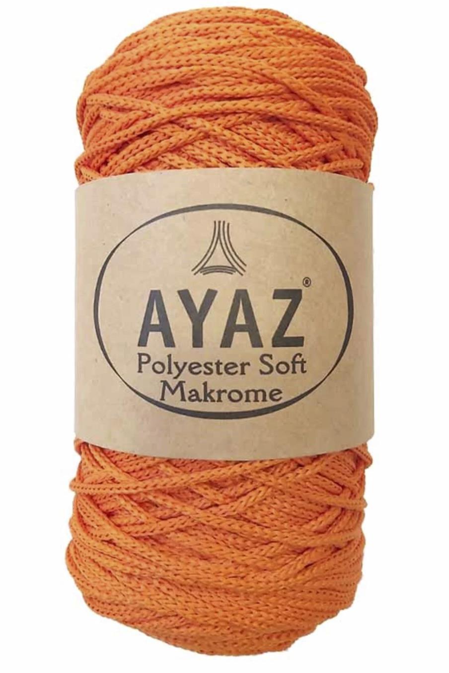 Polyester Soft Makrome İpi 1979 Turuncu 