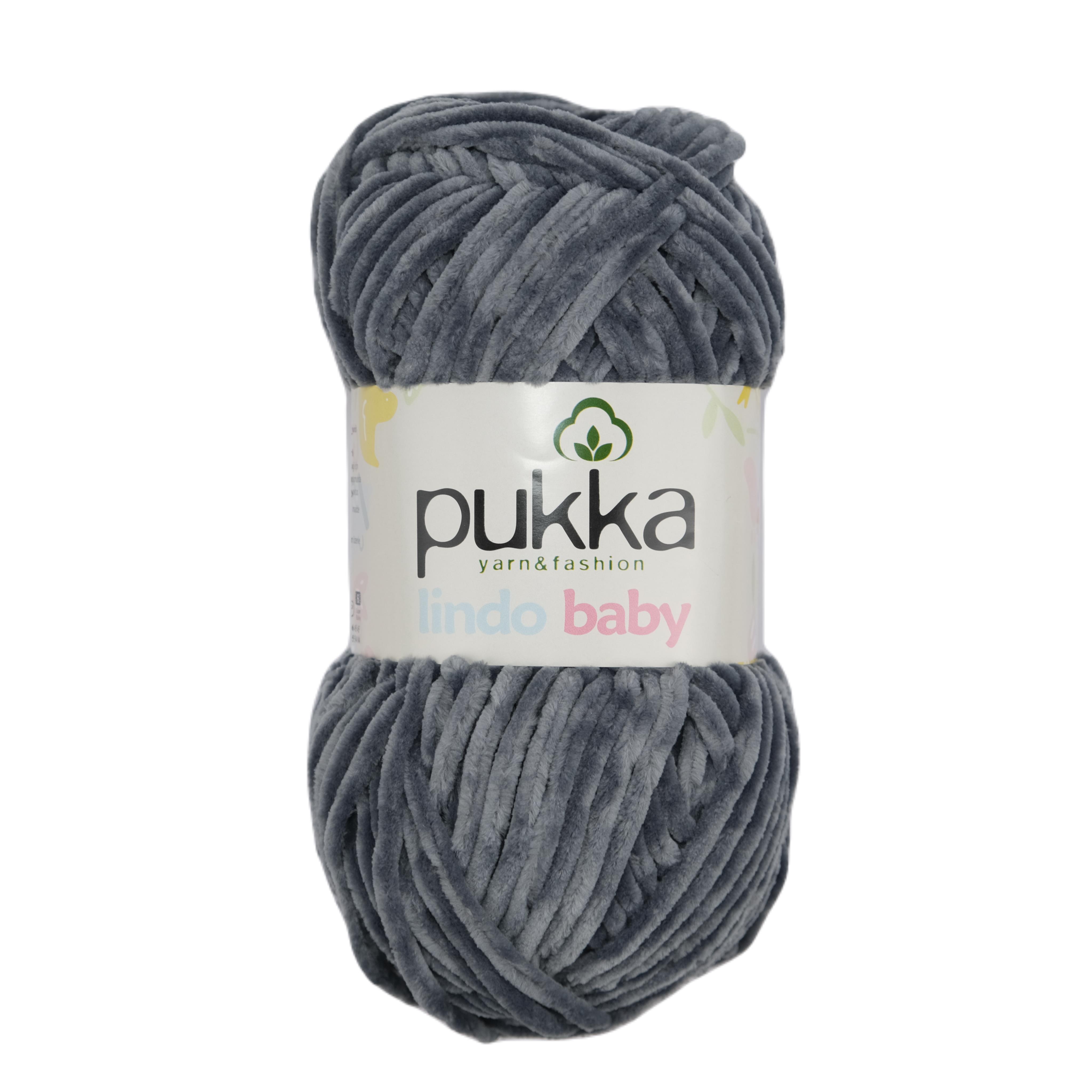 Pukka Lindo Baby Kadife İp Gri 70905