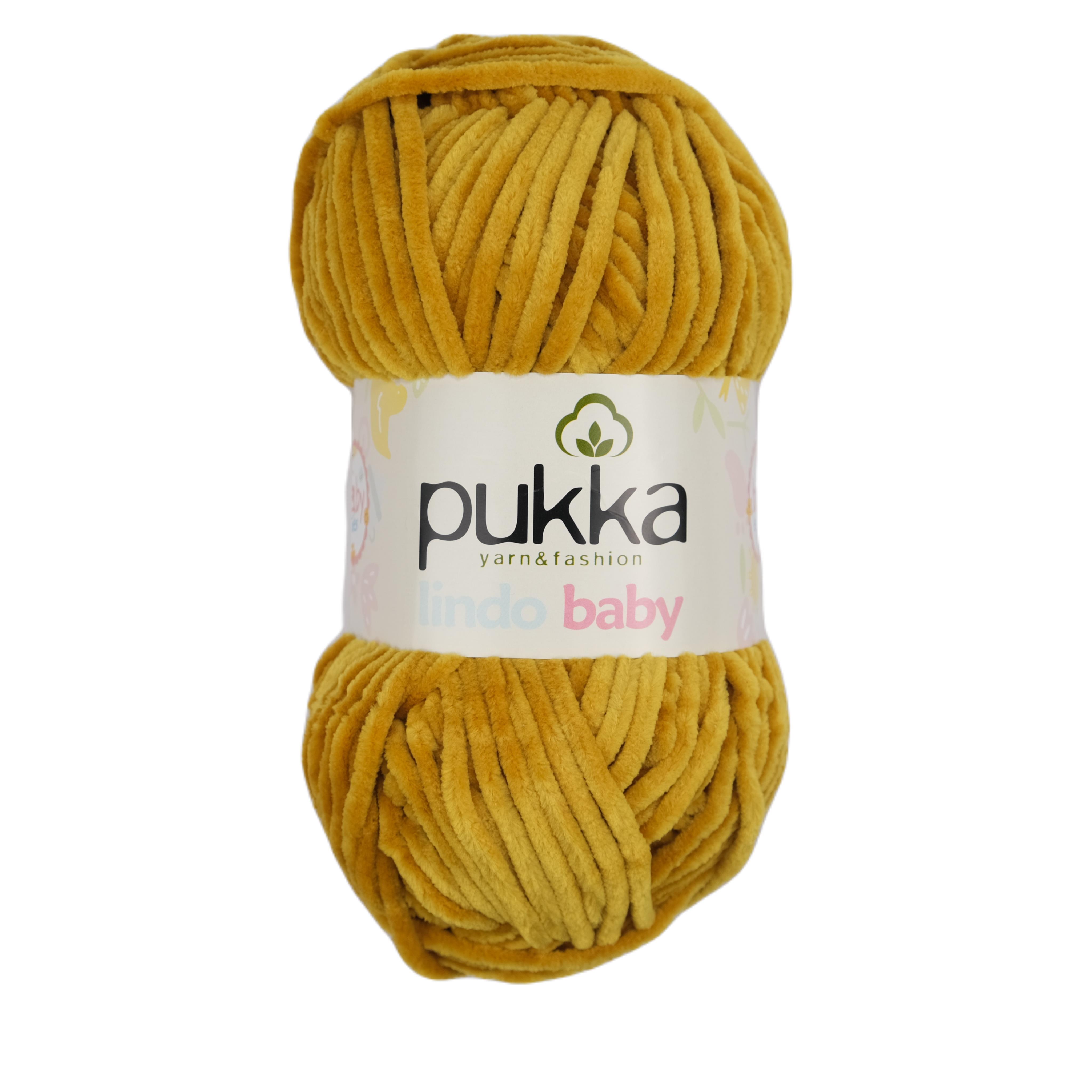 Pukka Lindo Baby Kadife İp Hardal 70923