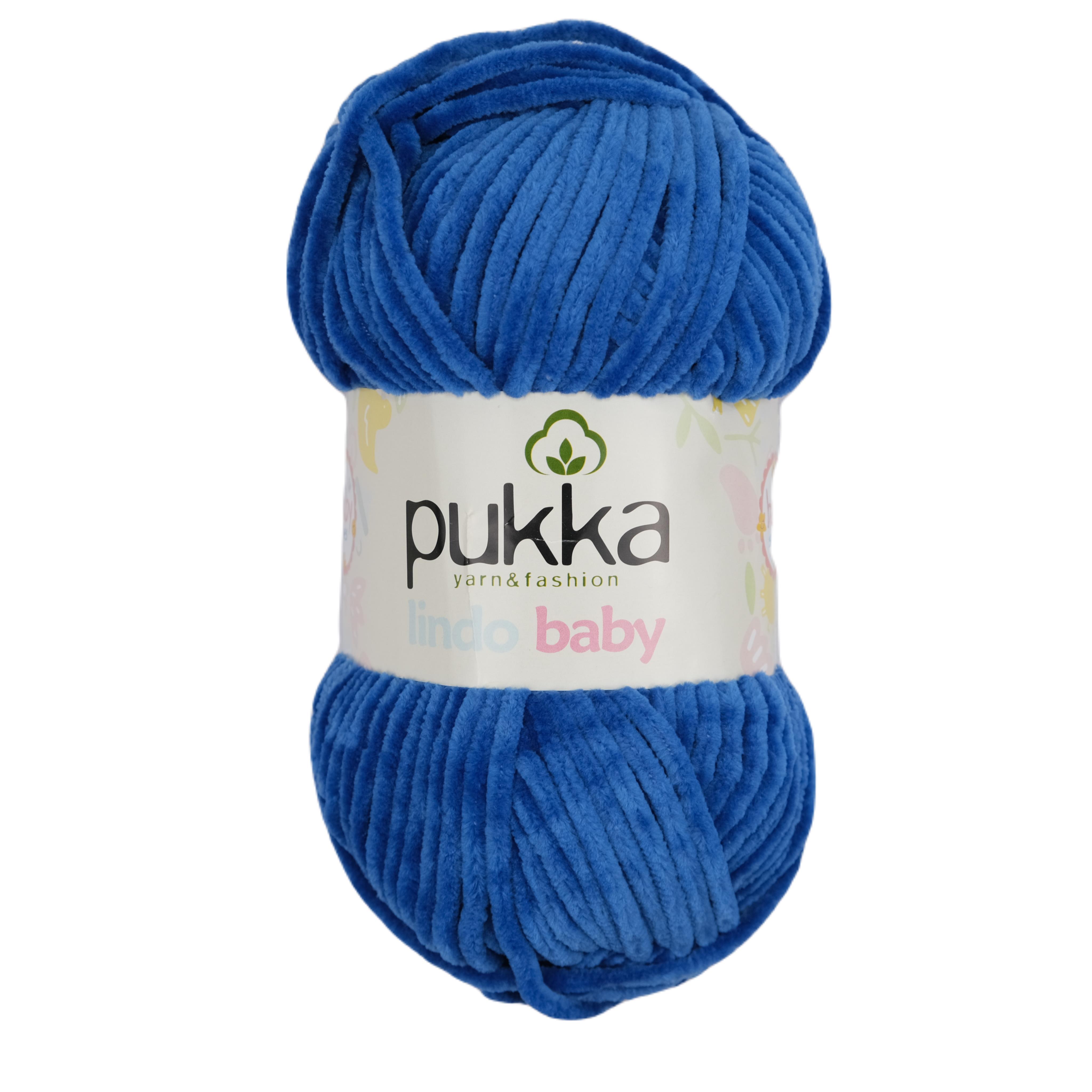 Pukka Lindo Baby Kadife İp Saks Mavi 70936