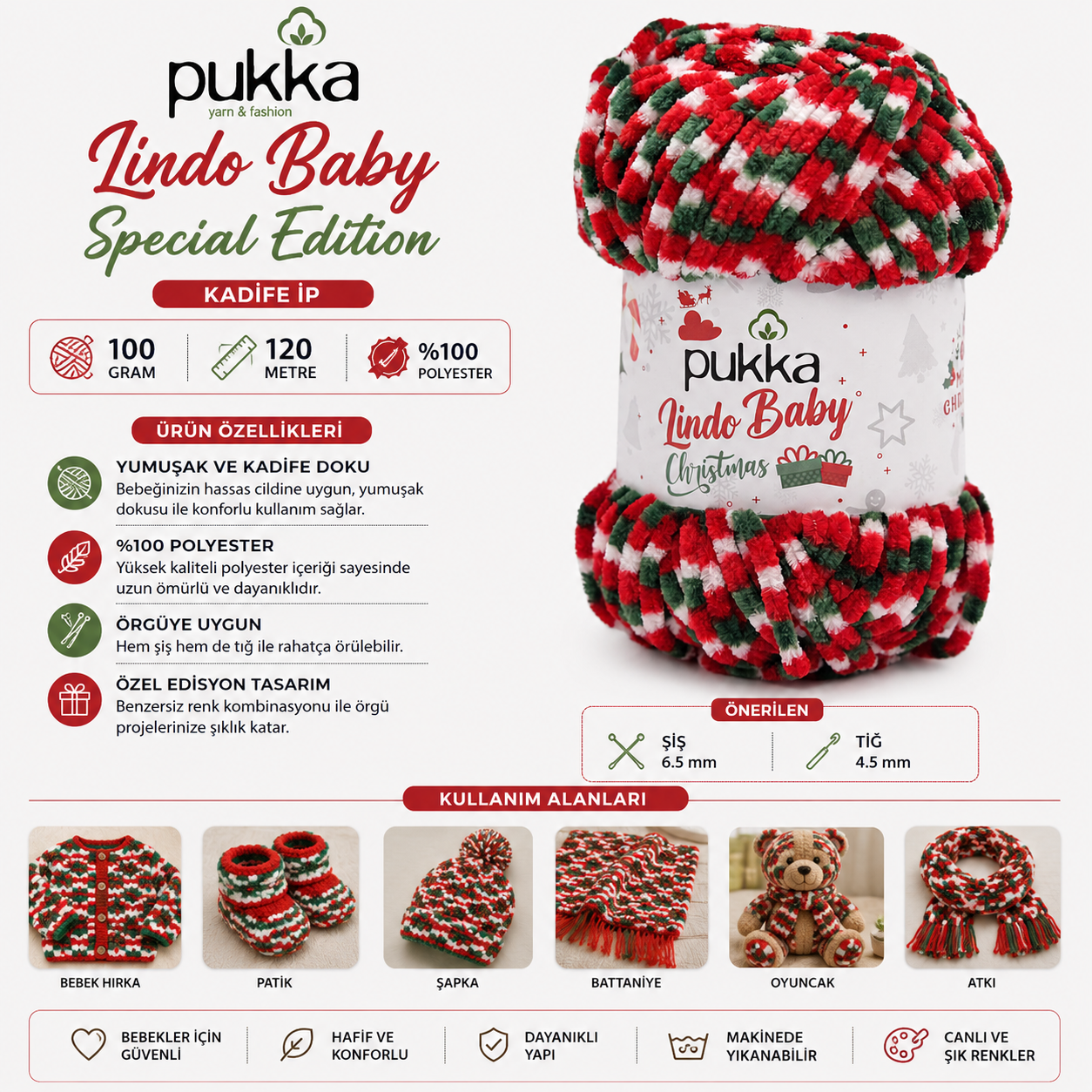 Pukka Lindo Baby Kadife İp Special Edition