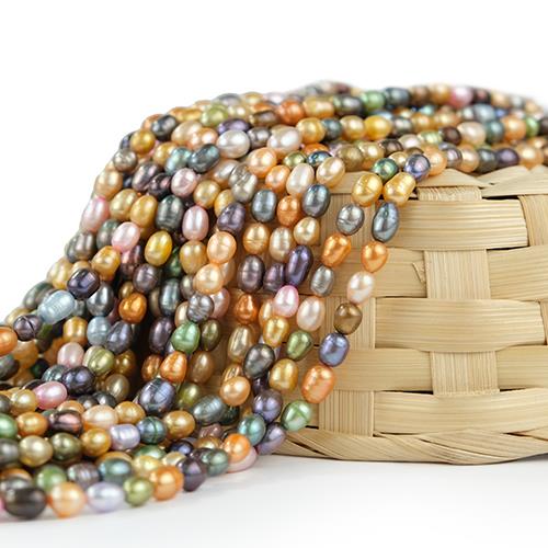 Renkli Doğal İnci 8 mm
