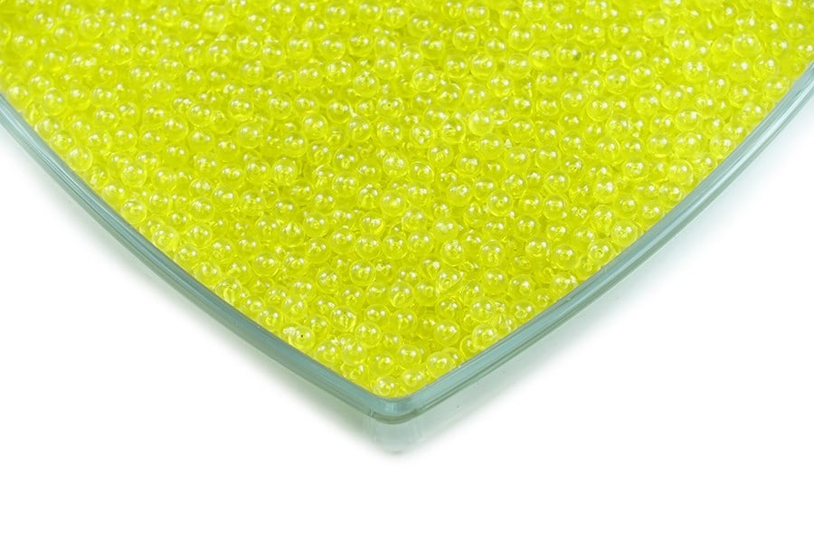 Sarı Deliksiz Kabak Boncuğu 4 mm