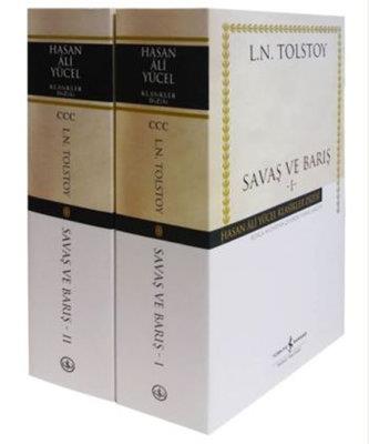 Savaş ve Barış - 2 Kitap Takım Lev Nikolayeviç Tolstoy İş Bankası Kültür Yayınları