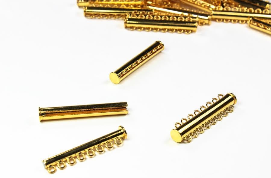 Sekiz Halkalı Sarı Renk  Mıknatıslı Klips TSK05