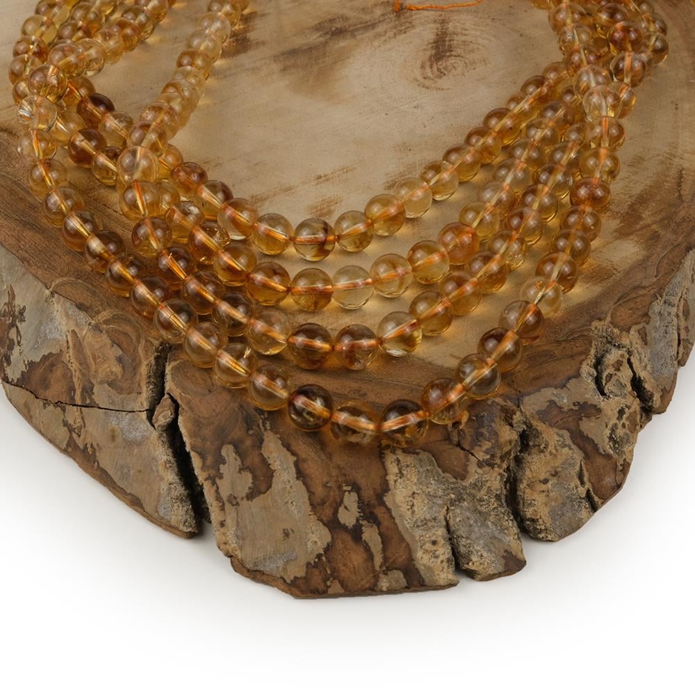 Sitrin Taşı Doğal Taş Dizisi 8 mm