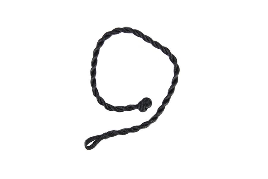 Siyah Büküm Bileklik İpi