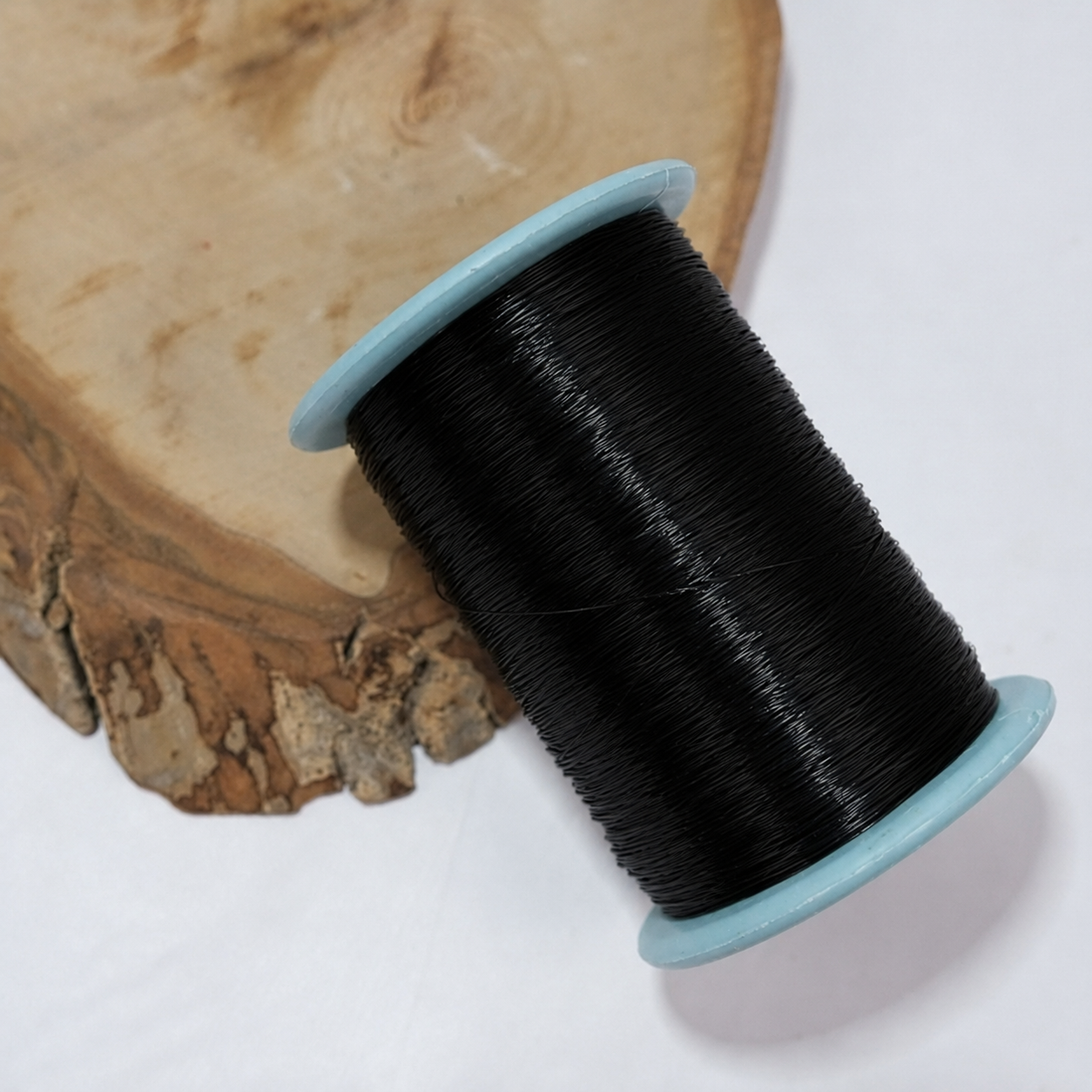 Siyah  Düz Misina 0.50 mm 410 Metre Dayanıklı Takı ve Çanta Misinası