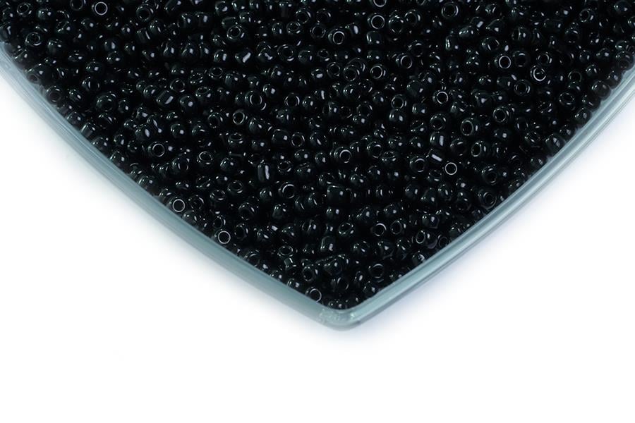 Siyah Kum Boncuk 4 mm 50 Gram