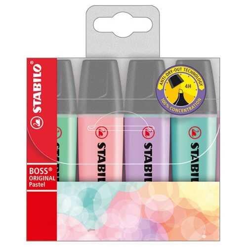 Stabilo Boss Original Pastel 4 Renk