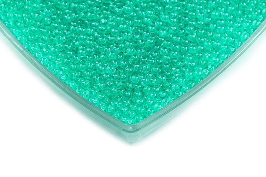 Su Yeşili Deliksiz Kabak Boncuğu 4 mm