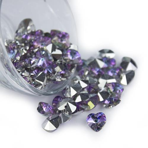 Swarovski Kristal Boncuk 10 mm 20 Gr Janjanlı Kalp Model-05