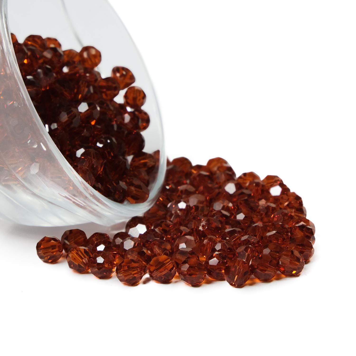 Swarovski Kristal Boncuk Koyu Bal Rengi 6 mm