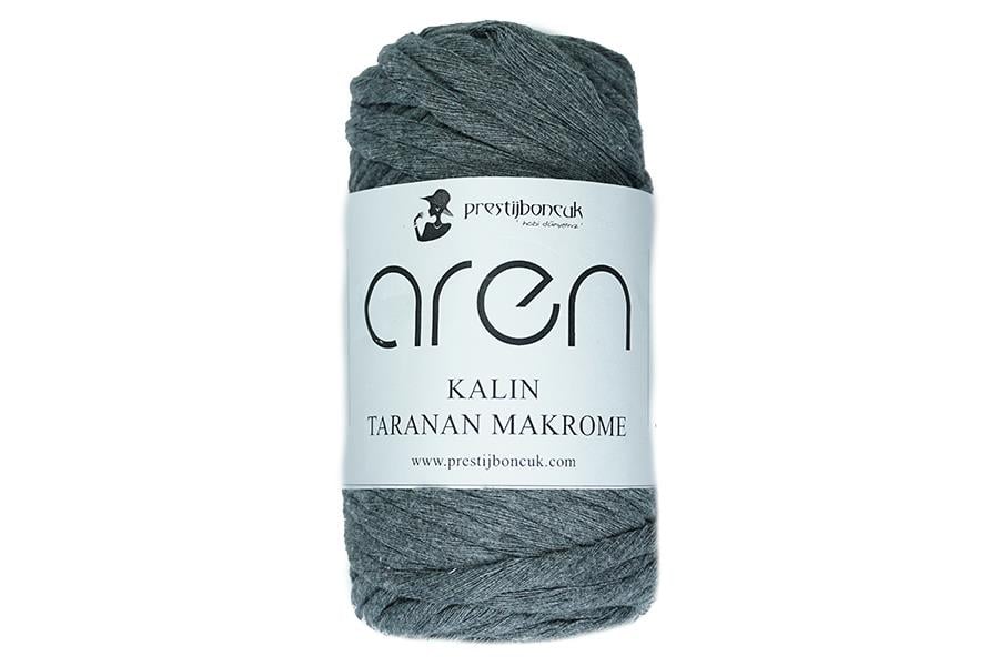 Taranan Makrome İpi Koyu Gri-1193