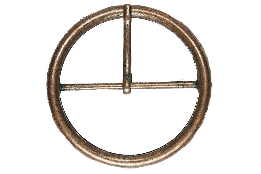 Yuvarlak Bakır Metal Toka