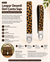 18 cm Leopar Desenli Deri Çanta Sapı – Gümüş Metal Aparatlı