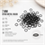 7 mm Siyah Metal Halka – 10 Gr