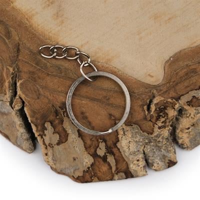 Ekonomik Metal Anahtarlık Halkası Gümüş Renk 100 adet Amigurumi ve Makrome Anahtarlık Halkası 