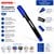 Kores K-Marker Permanent P1-M Asetat Kalemi Mavi