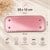 Parlak Açık Pembe Çanta Tabanı 25 × 12  cm – Hazır Delikli, 4 Metal Ayaklı