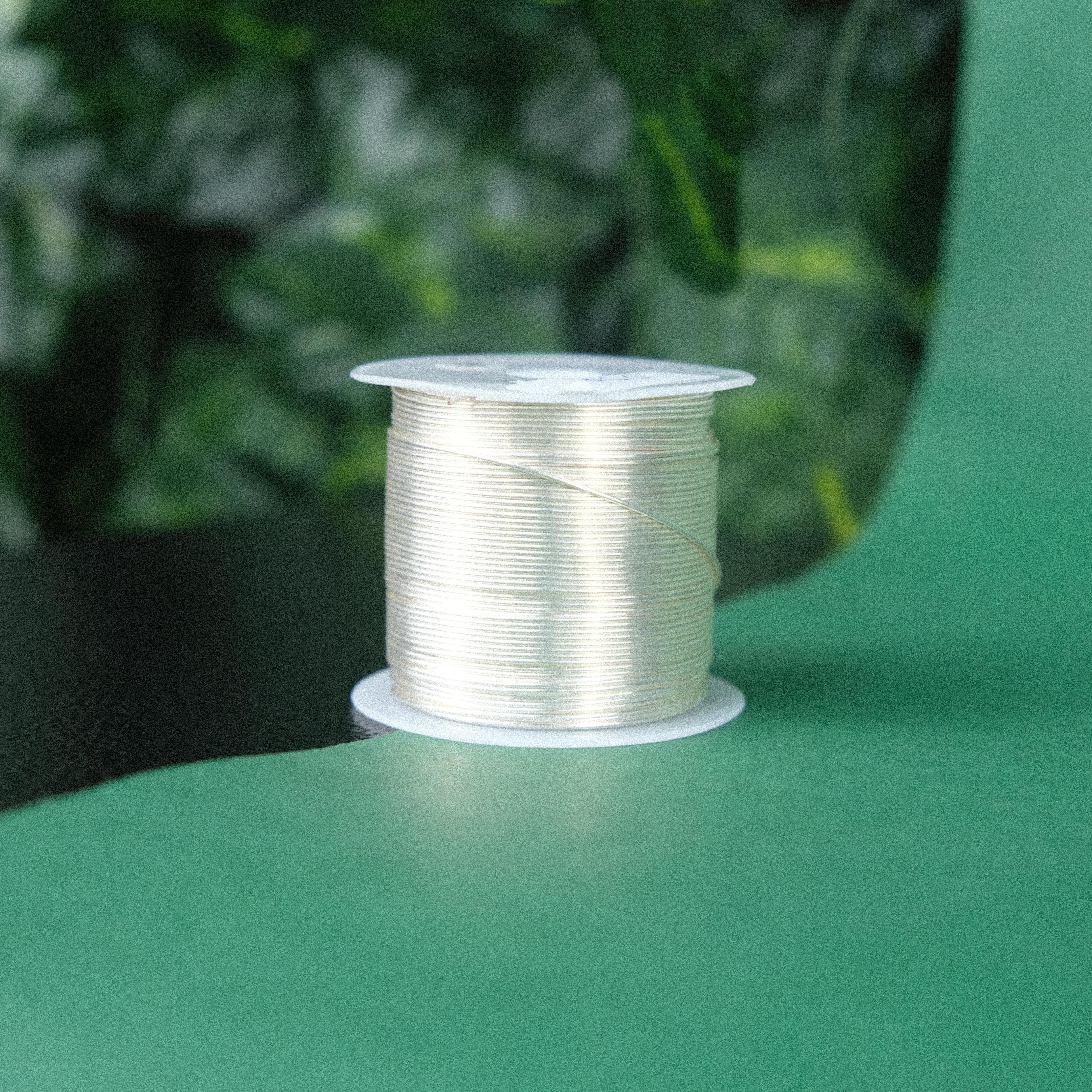 0.8 MM Bakır Tel Gümüş Takı Teli Filografi Teli Çiçek Teli 100 Gram