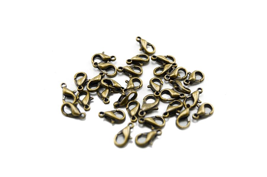 12 mm Oksit Yeşili Papağan Klips 50 Adet