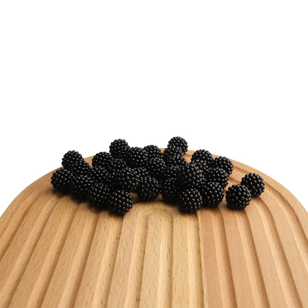 14 Mm Böğürtlen Siyah 500 Gr Böğürtlen Boncuk