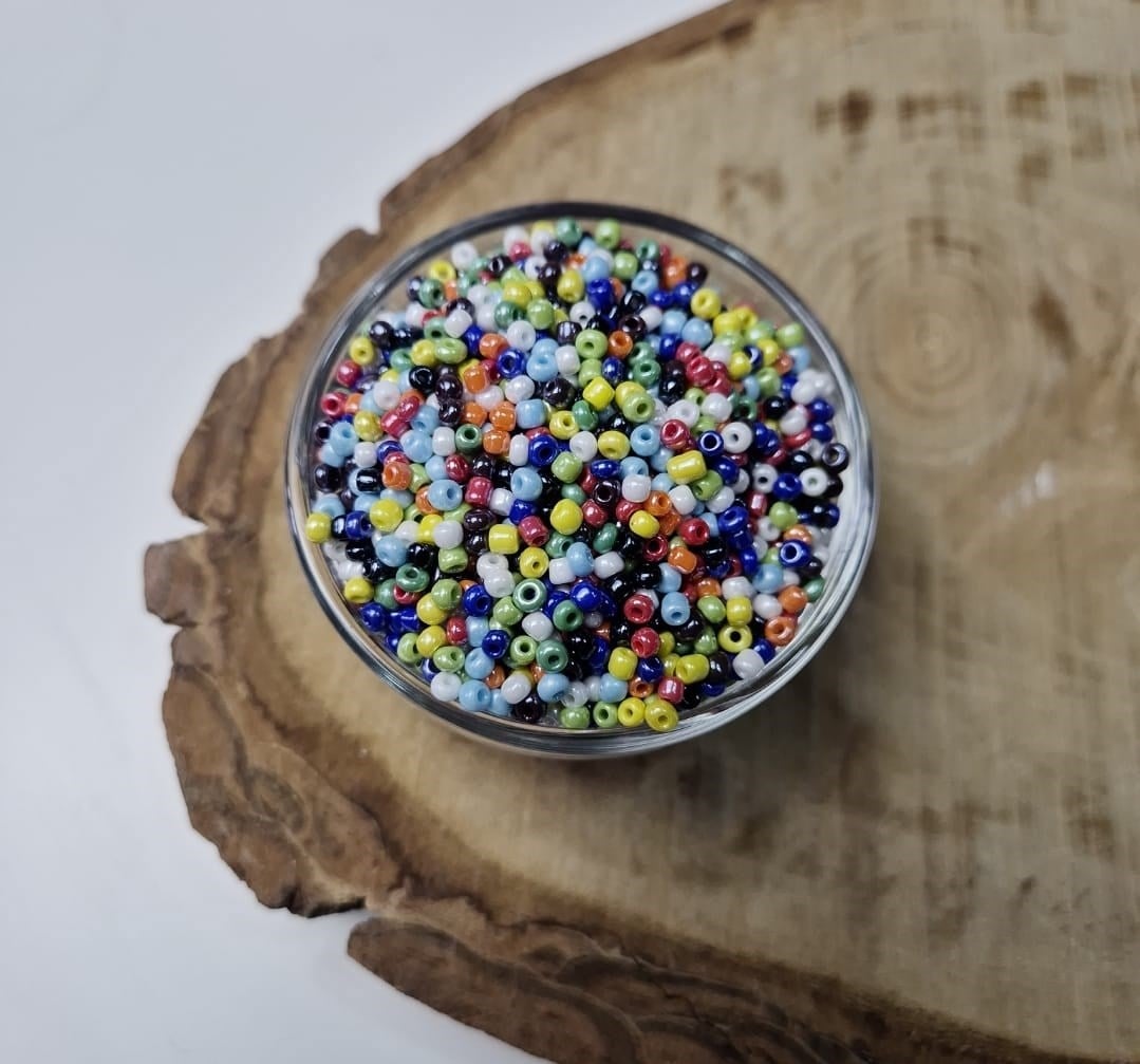 ABC Kum Boncuk Festival Işıltısı Mix Renk 3 mm 500 Gram 8/0
