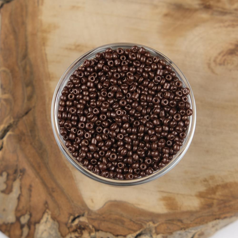 ABC Kum Boncuk Kahverengi 3 mm 500 Gram 8/0 - K46