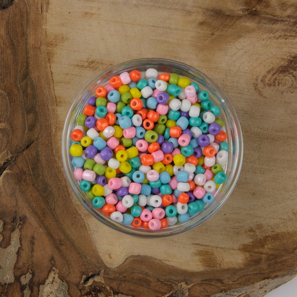 ABC Kum Boncuk Karışık 4 mm 500 Gram 6/0 - Mix 6