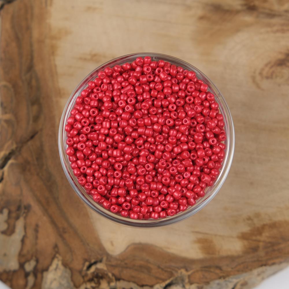 ABC Kum Boncuk Kırmızı 3 mm 500 Gram 8/0 - K45