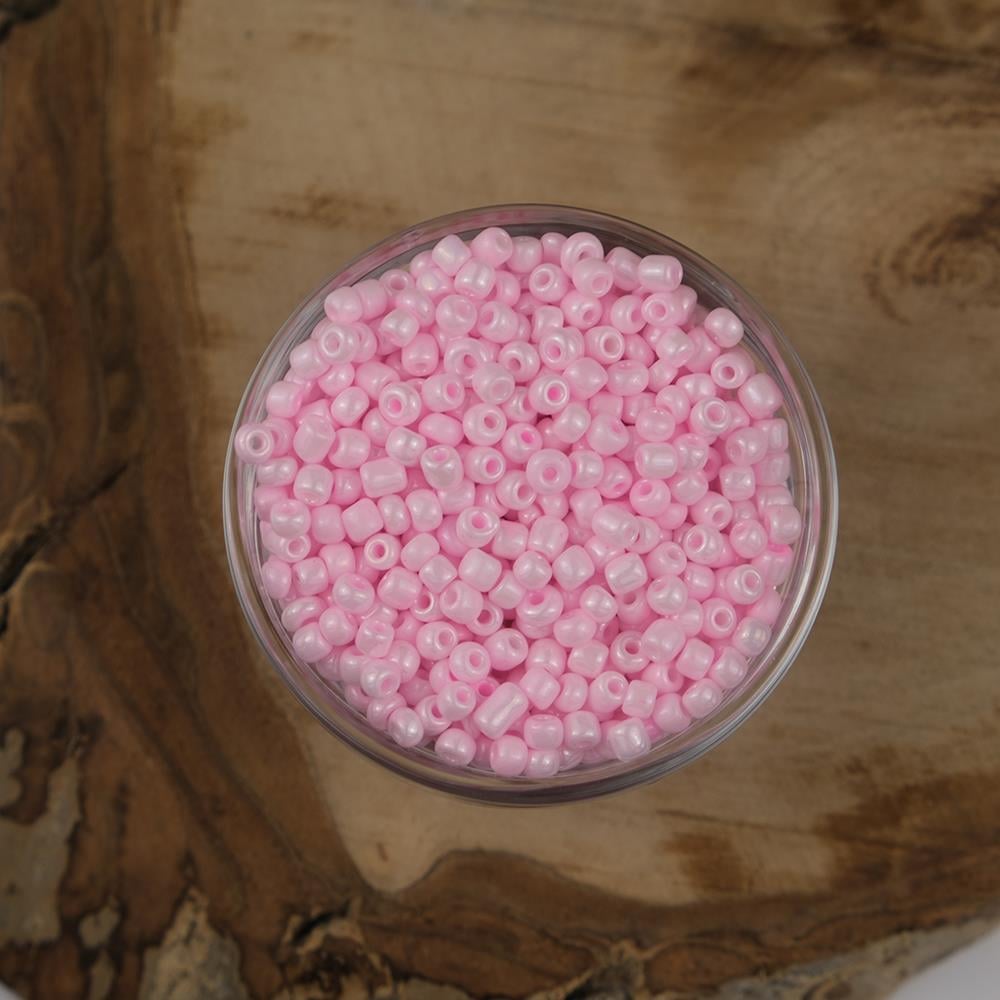 ABC Kum Boncuk Pembe 4 mm 500 Gram 6/0 - 55